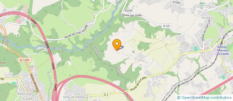 localisation de l'entreprise GRAVITY 25  GROISY