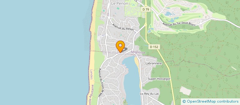 localisation de l'entreprise GRAVITY 31  SEIGNOSSE