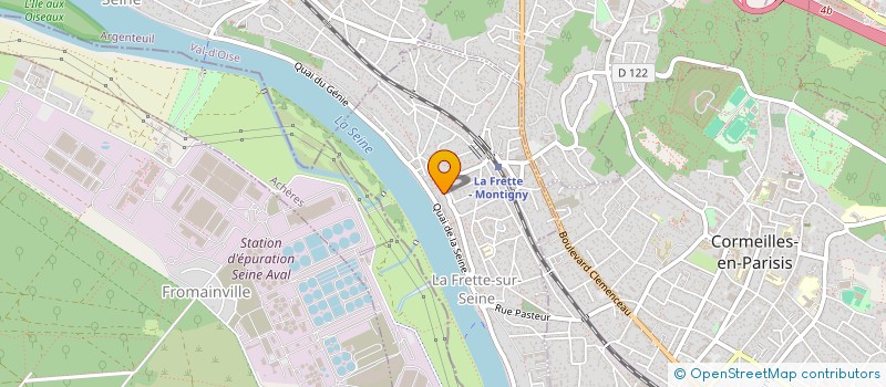 localisation de l'entreprise GRAVITY  LA FRETTE-SUR-SEINE