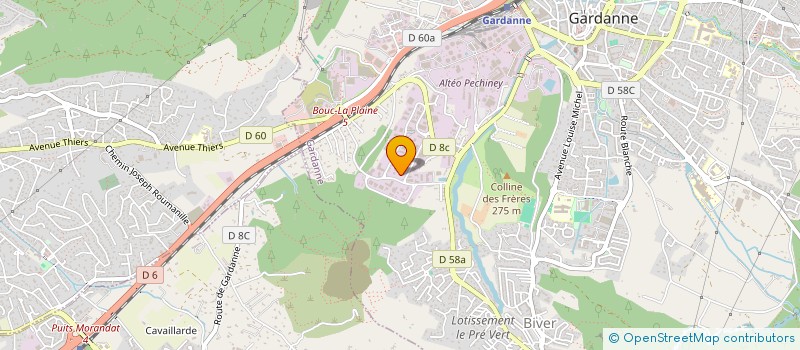 localisation de l'entreprise GRAVOLINE à GARDANNE