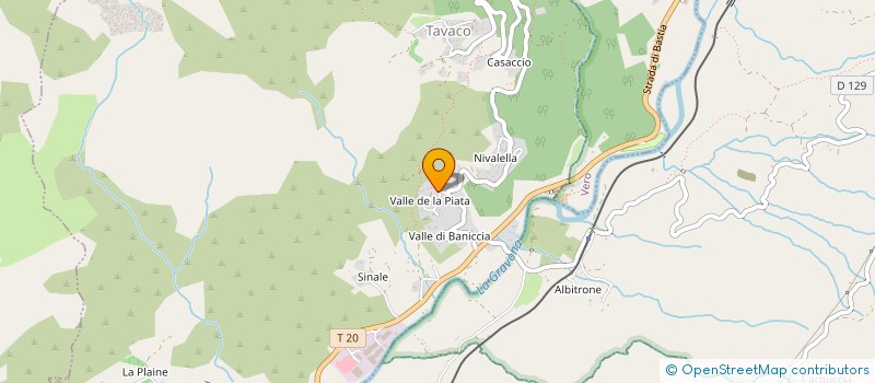 localisation de l'entreprise GRAVONA IMMO à TAVACO