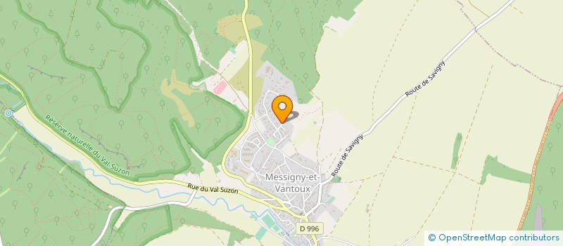 localisation de l'entreprise GRAVOPLAQUES à MESSIGNY-ET-VANTOUX