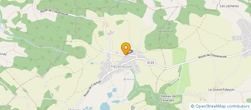 localisation de l'entreprise GRAVOTECH CONSEILS  CHEZENEUVE