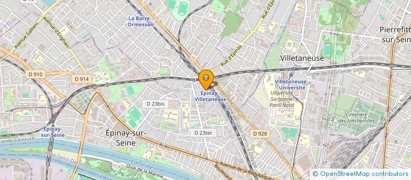 localisation de l'entreprise GRAVPRO93 à EPINAY-SUR-SEINE