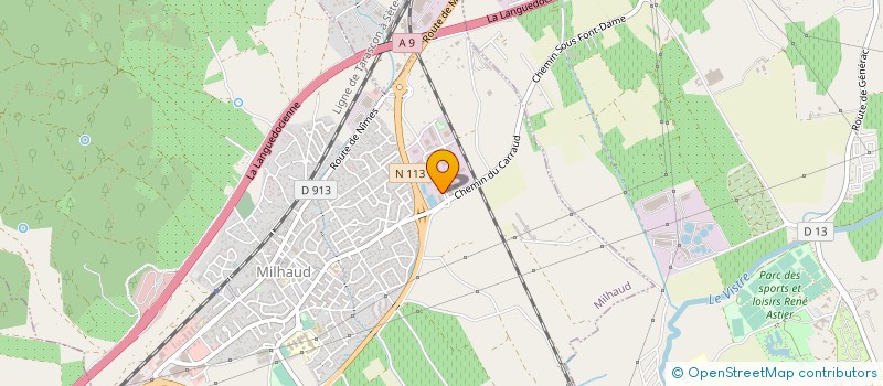 localisation de l'entreprise GRAVURE CONCEPT  MILHAUD