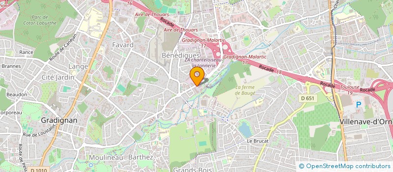 localisation de l'entreprise GRAVURE FRANCOIS  GRADIGNAN