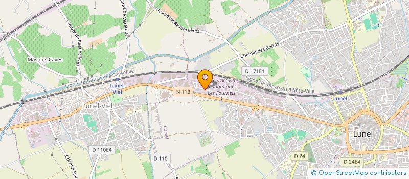 localisation de l'entreprise GRAVURE LUNELLOISE  LUNEL