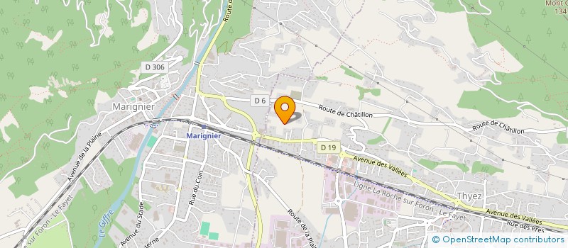 localisation de l'entreprise GRAVURE O'LASER à THYEZ