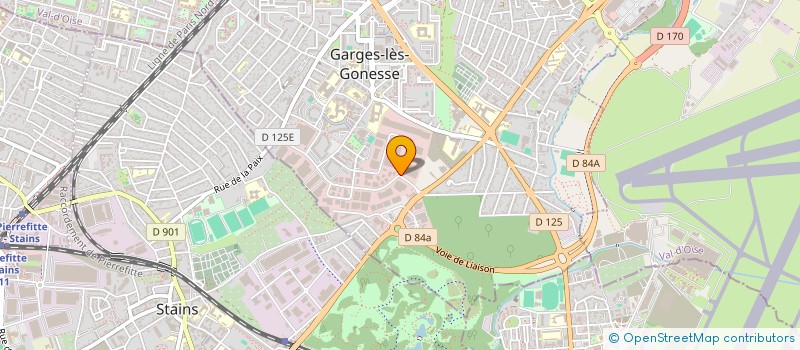 localisation de l'entreprise GRAVURE POLISAGE ET MARBRERIE  GARGES-LES-GONESSE