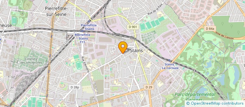 localisation de l'entreprise GRAVURE SYSTEM'S à STAINS