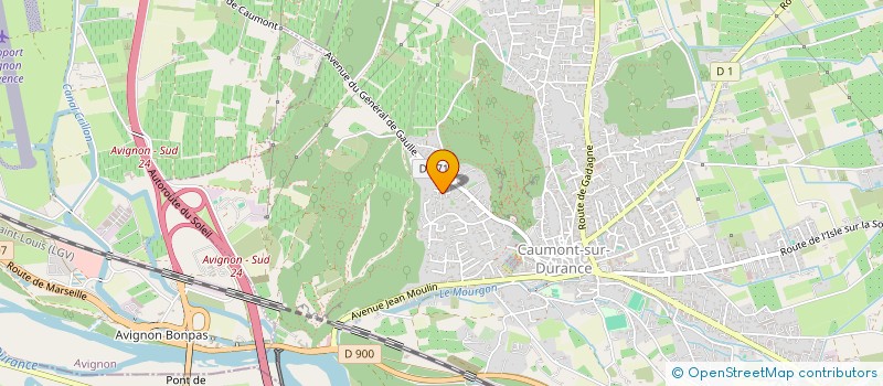 localisation de l'entreprise GRAVYT  CAUMONT-SUR-DURANCE