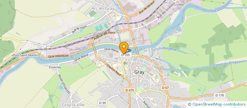 localisation de l'entreprise GRAY IP LABO  GRAY