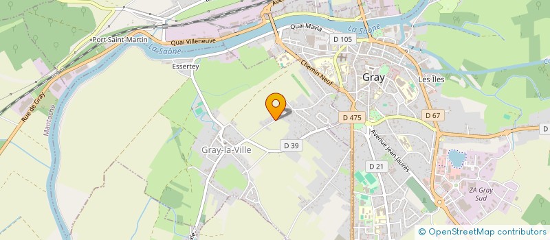 localisation de l'entreprise GRAY SOLAR  GRAY-LA-VILLE