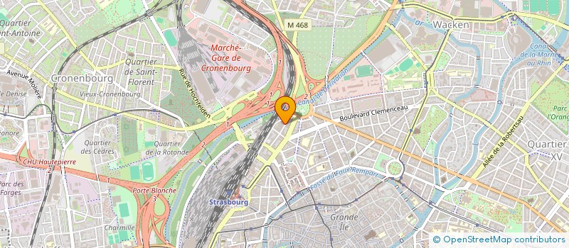 localisation de l'entreprise GRAZI à STRASBOURG