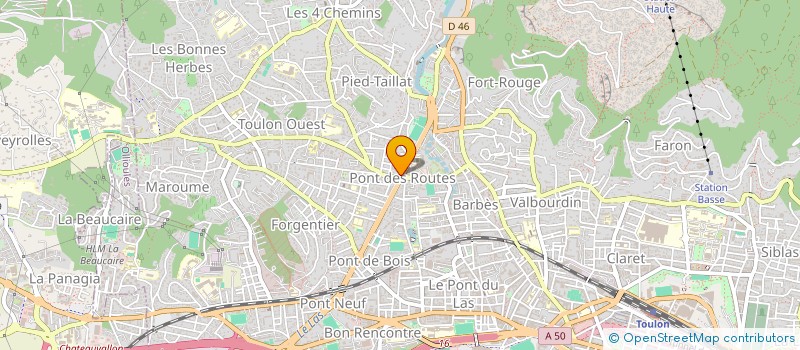 localisation de l'entreprise GRAZI IMMOBILIER  TOULON