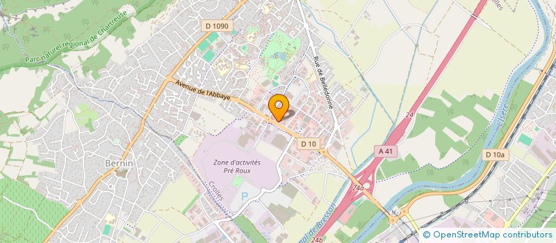 localisation de l'entreprise GRAZI OPTIQUE  CROLLES