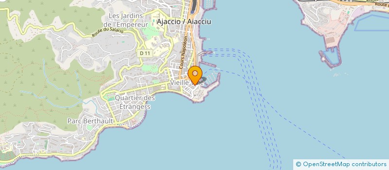 localisation de l'entreprise GRAZIANI GUIDOTTI à AJACCIO