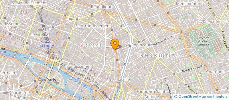 localisation de l'entreprise GRAZIE  PARIS