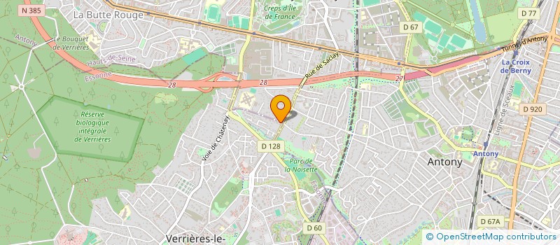 localisation de l'entreprise GRAZIE IMMO à VERRIERES-LE-BUISSON