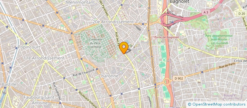 localisation de l'entreprise GRAZIE MILLE  PARIS