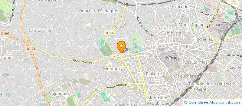 localisation de l'entreprise GRAZIOLI LAURENT ET FILS  NIMES