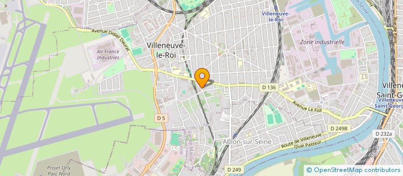 localisation de l'entreprise GRB à VILLENEUVE-LE-ROI