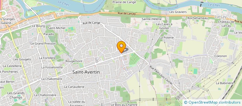 localisation de l'entreprise GRB  SAINT-AVERTIN