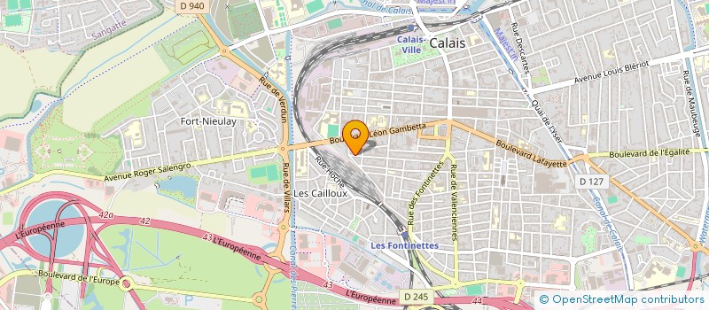 localisation de l'entreprise GRB RENOVATION à CALAIS