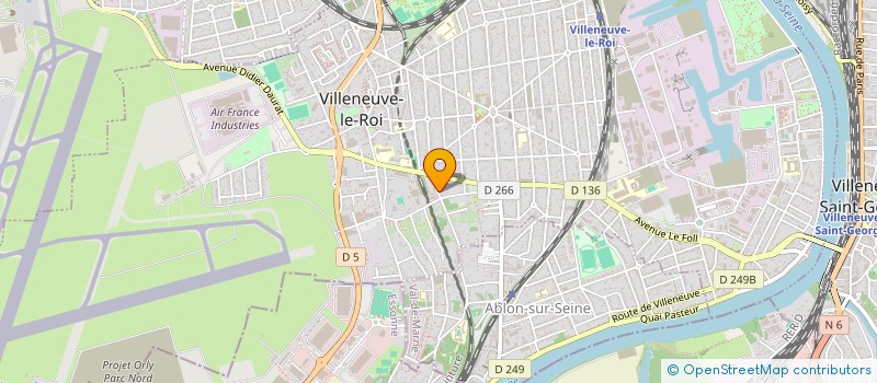 localisation de l'entreprise GRB SINISTRES à VILLENEUVE-LE-ROI