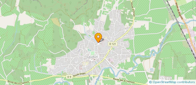 localisation de l'entreprise GRBAT  LAUDUN L ARDOISE