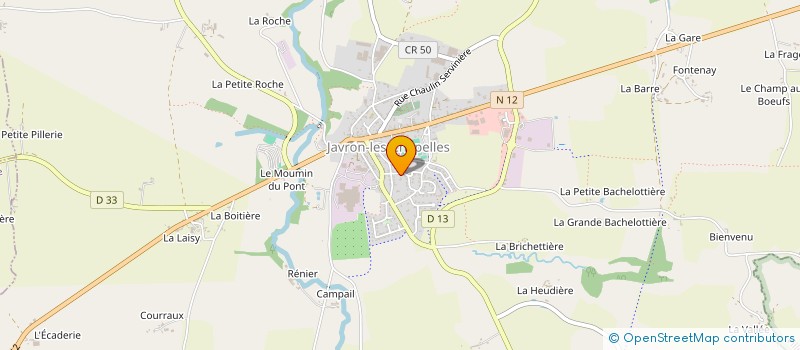 localisation de l'entreprise GRBD  JAVRON LES CHAPELLES