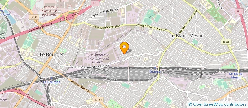 localisation de l'entreprise GRC à DRANCY