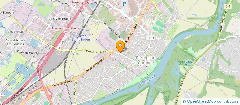 localisation de l'entreprise GRC  PORTET-SUR-GARONNE