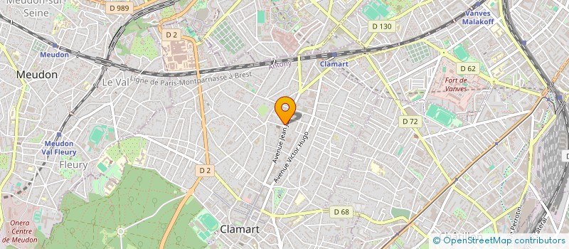 localisation de l'entreprise GRC AUTOMOBILES SCE ET PRESTATIONS à CLAMART