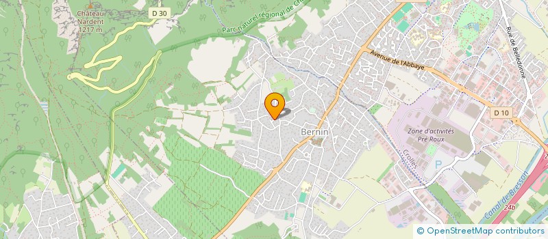 localisation de l'entreprise GRC-CEL  BERNIN