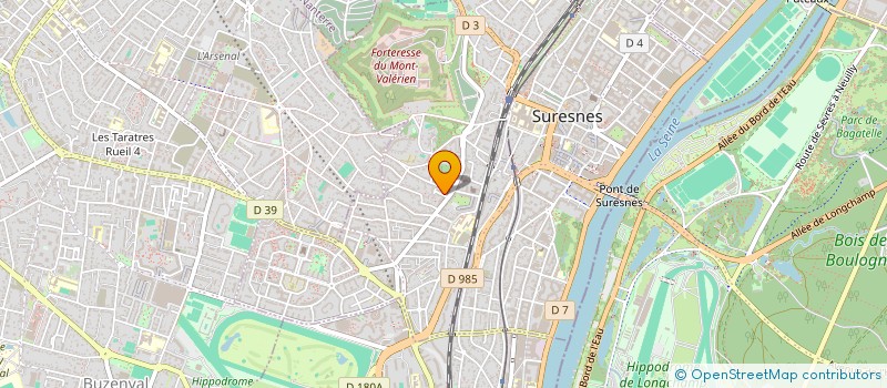 localisation de l'entreprise GRC LAB à SURESNES