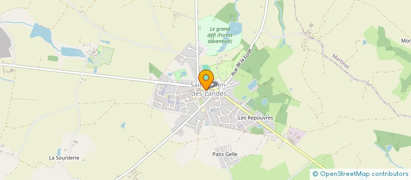 localisation de l'entreprise GRCBAT à SAINT-JULIEN-DES-LANDES