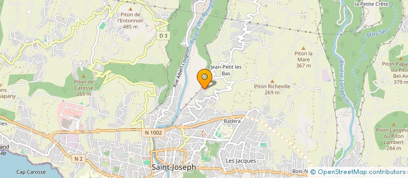 localisation de l'entreprise GRCI IMMOBILIER  SAINT-JOSEPH