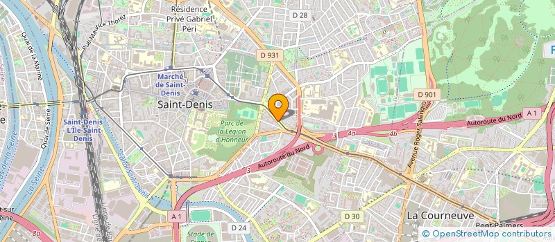 localisation de l'entreprise GRD  SAINT-DENIS
