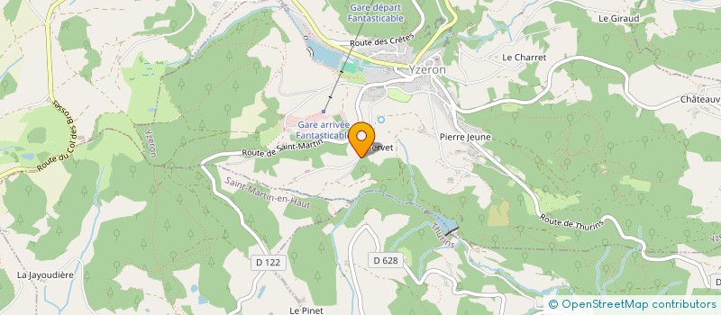 localisation de l'entreprise GRD  YZERON