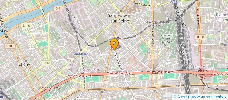 localisation de l'entreprise GRD BAT à SAINT-OUEN-SUR-SEINE