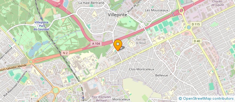 localisation de l'entreprise GRD BAT à VILLEPINTE