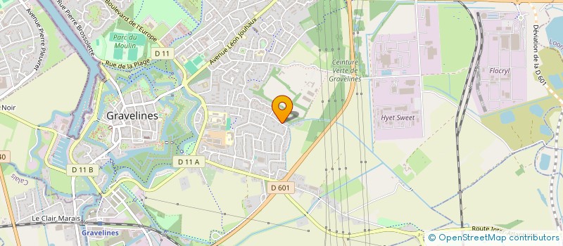 localisation de l'entreprise GRD-BRH à GRAVELINES