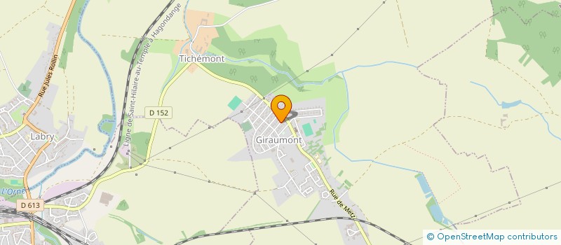 localisation de l'entreprise GRD IMMO  VAL DE BRIEY