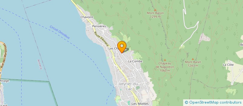 localisation de l'entreprise GRD LAC ET MONTAGNE  VEYRIER-DU-LAC