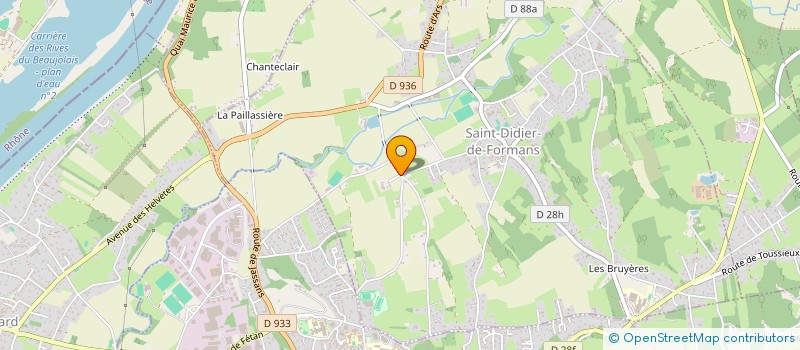 localisation de l'entreprise GRD STOCKAGE  SAINT-DIDIER-DE-FORMANS