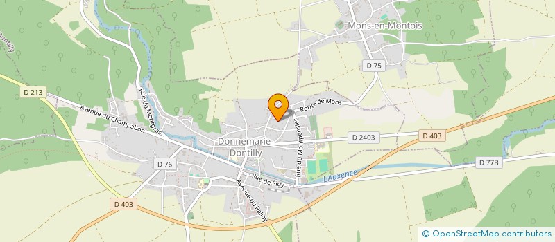 localisation de l'entreprise GRD TRANSPORT  DONNEMARIE-DONTILLY