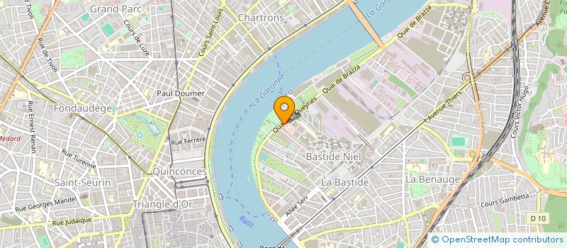 localisation de l'entreprise GRDCOM à BORDEAUX