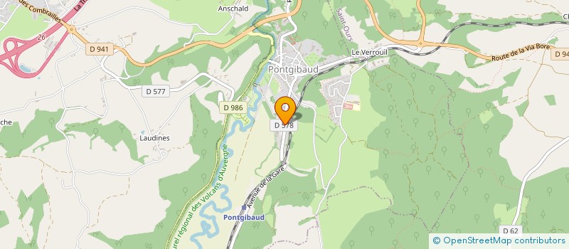 localisation de l'entreprise GRDIS à PONTGIBAUD