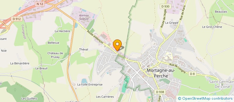 localisation de l'entreprise GRDT à SAINT-LANGIS-LES-MORTAGNE